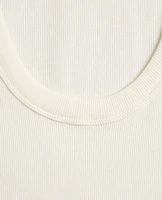 RIBBED COTTON TOP