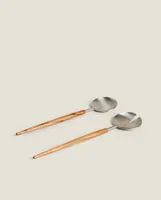 SET OF STEEL SERVING CUTLERY