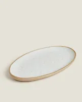 TEXTURED OVAL SERVING DISH