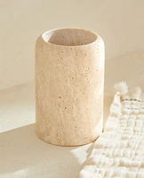 BEIGE MARBLE BATHROOM TUMBLER