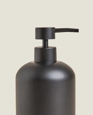 BLACK RESIN SHOWER DISPENSER