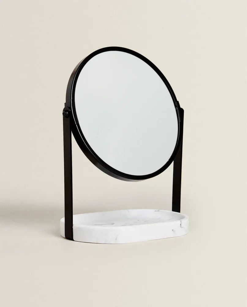 VANITY MIRROR WITH RESIN BASE