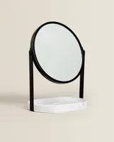 VANITY MIRROR WITH RESIN BASE