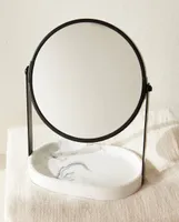 VANITY MIRROR WITH RESIN BASE