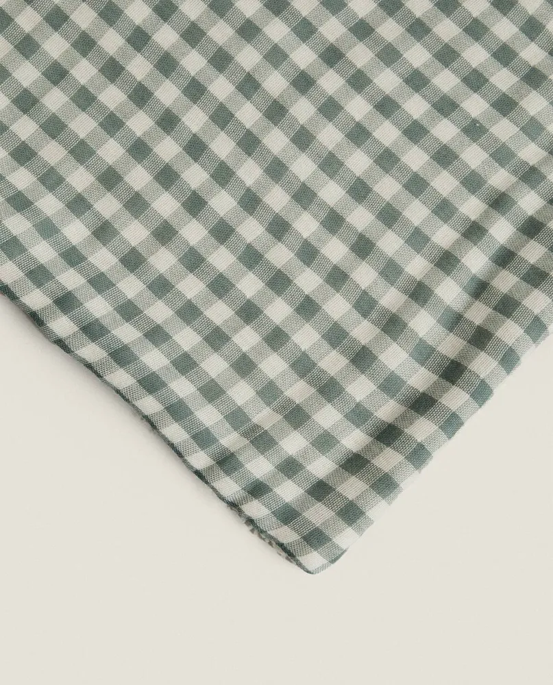 GINGHAM BABY TOWEL