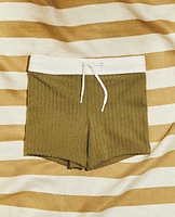 CHILDREN’S TEXTURED BEACH SWIMMING TRUNKS