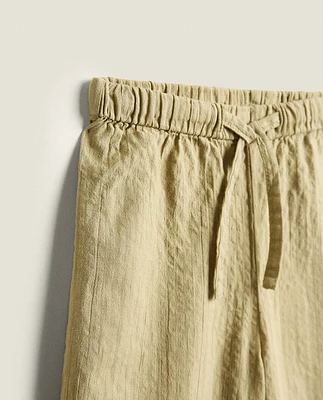 CHILDREN’S SEERSUCKER BEACH TROUSERS