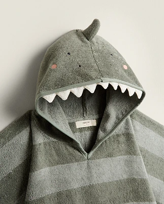 CHILDREN’S SHARK BEACH PONCHO