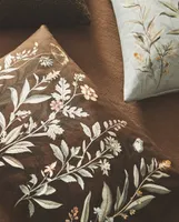 FLORAL PRINT CUSHION COVER