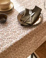 FLORAL RESIN TABLECLOTH