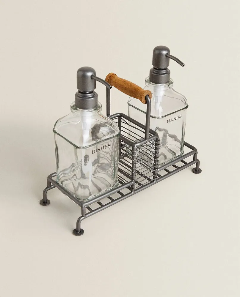 DOUBLE DISPENSER WITH STAND