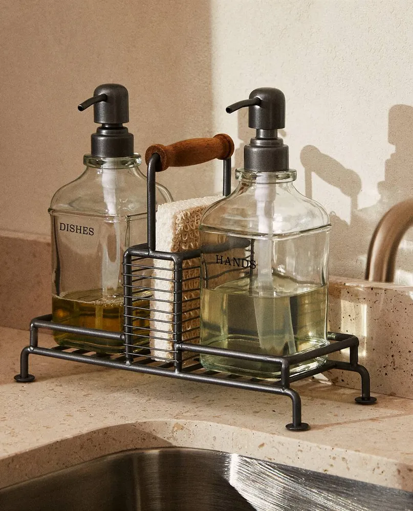 DOUBLE DISPENSER WITH STAND