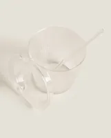 BOROSILICATE GLASS SUGAR BOWL