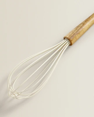 SILICONE AND WOOD WHISK