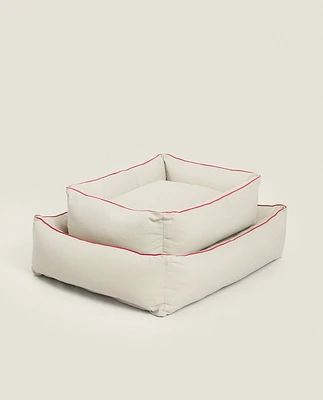 PET CUSHION BED WITH CONTRAST BORDER