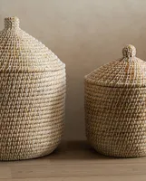 ROUND BASKET WITH LID