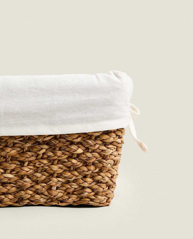 FABRIC-LINED BASKET