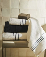 STITCHED BORDER COTTON TOWEL