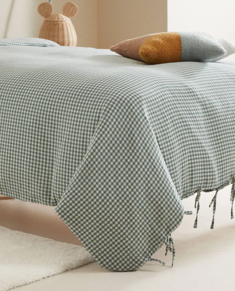 CHILDREN’S GINGHAM CHECK DUVET COVER