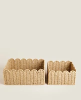 SCALLOPED BASKET