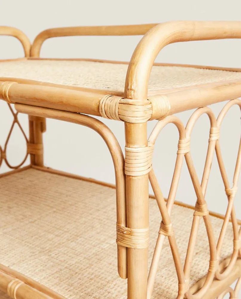 RATTAN BABY CHANGING TABLE