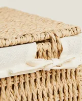 BASKET WITH FABRIC LINING