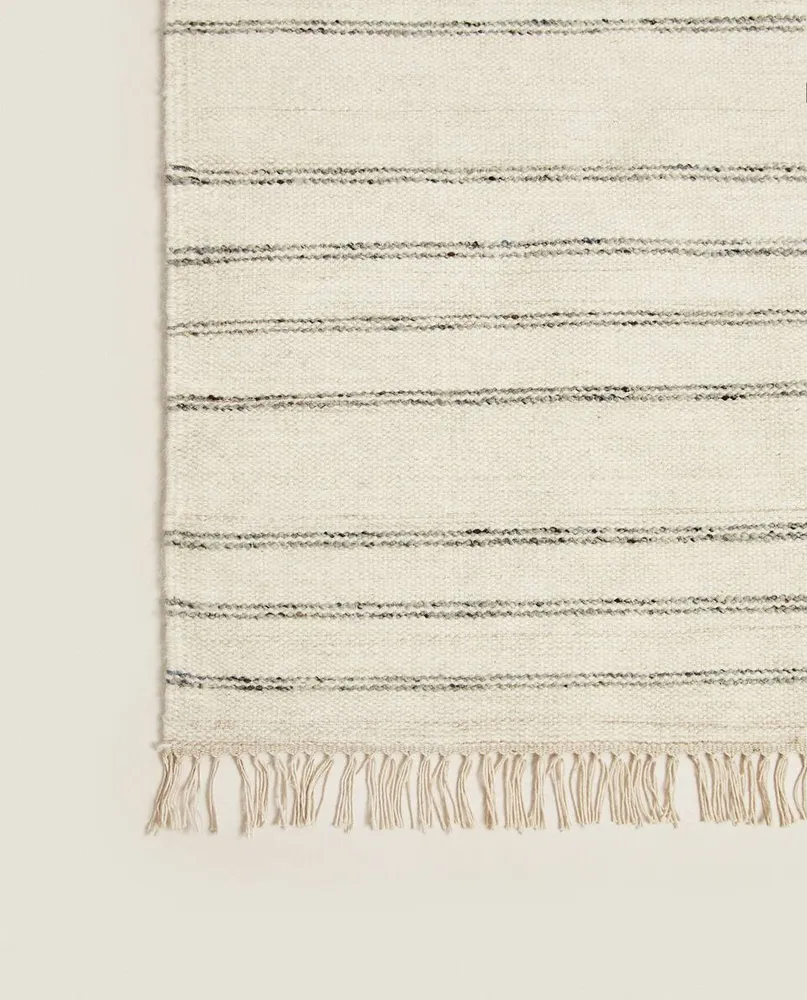 STRIPED WOOL RUG