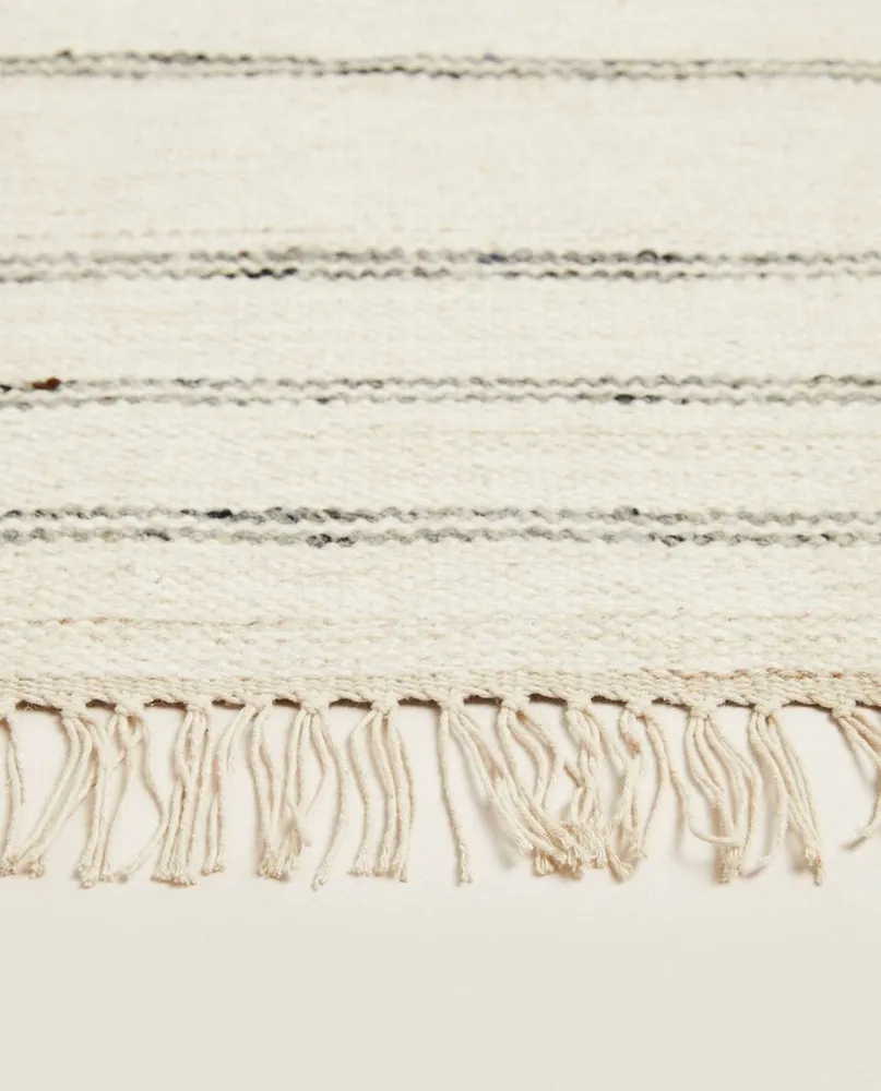 STRIPED WOOL RUG