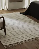 STRIPED WOOL RUG