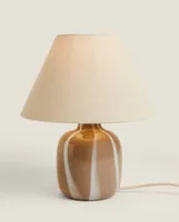 GLASS BASE LAMP