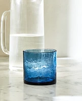 HAMMERED GLASS TUMBLER