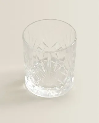 ENGRAVED CRYSTALLINE SHOT GLASS