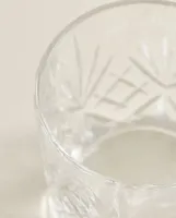 ENGRAVED CRYSTALLINE SHOT GLASS