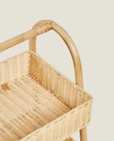 RATTAN STORAGE RACK