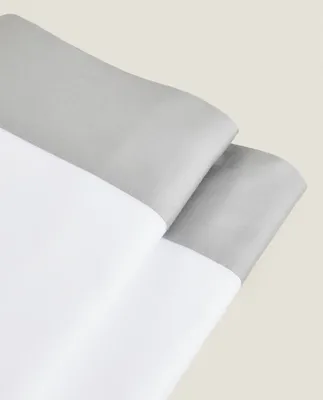 BORDERED SATEEN FLAT SHEET