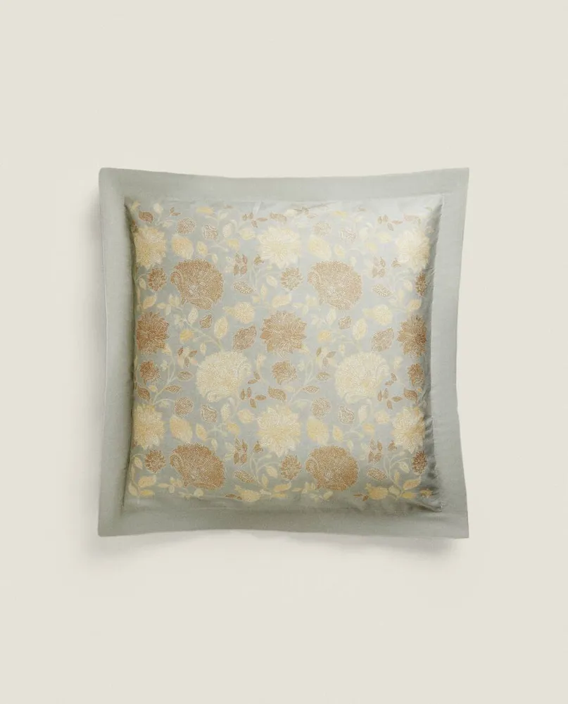 FLORAL PRINT SATEEN PILLOWCASE