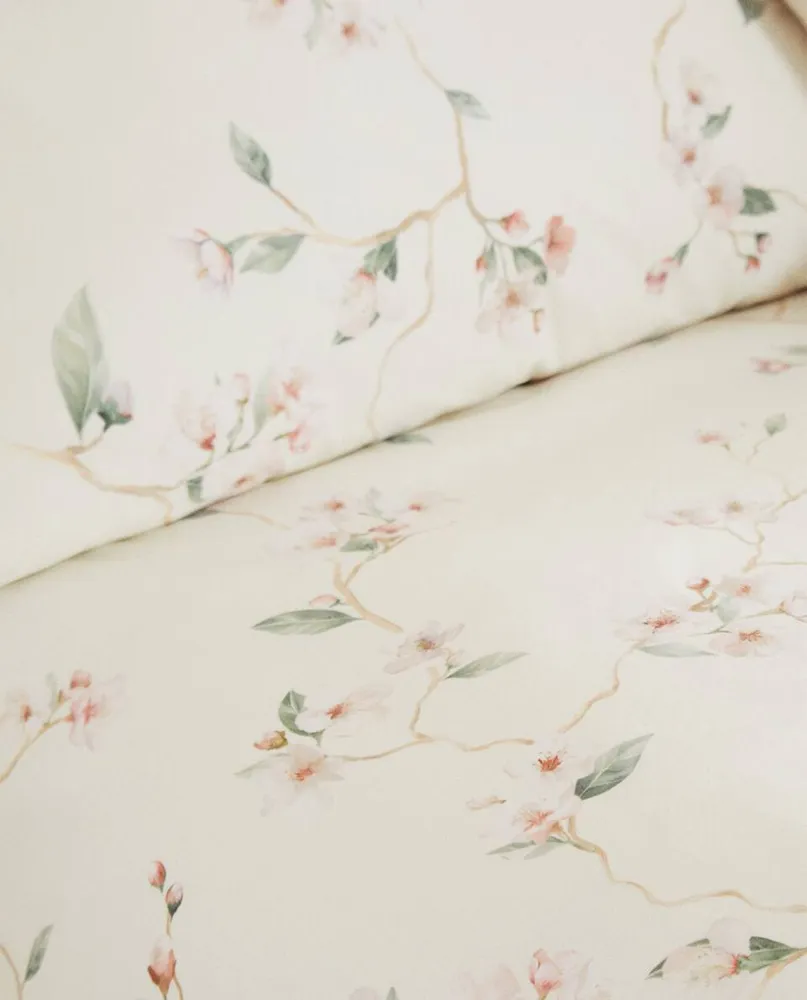 CHERRY BLOSSOM COTTON FLAT SHEET