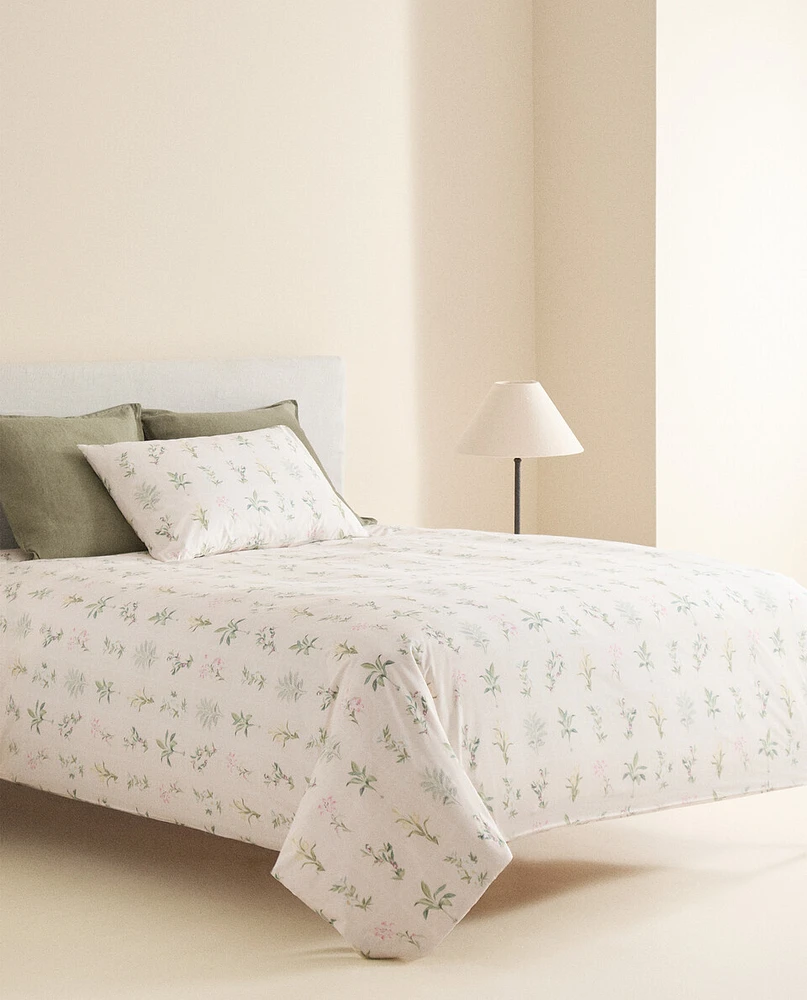 BOTANICAL PRINT FLAT SHEET