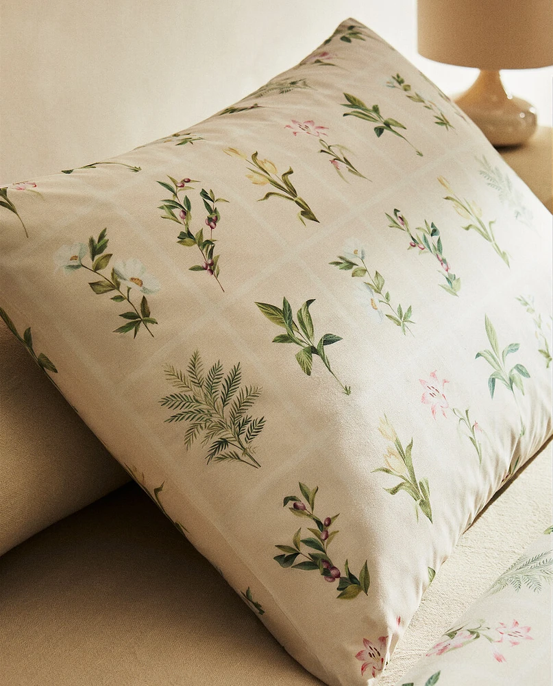 BOTANICAL PRINT PILLOWCASE