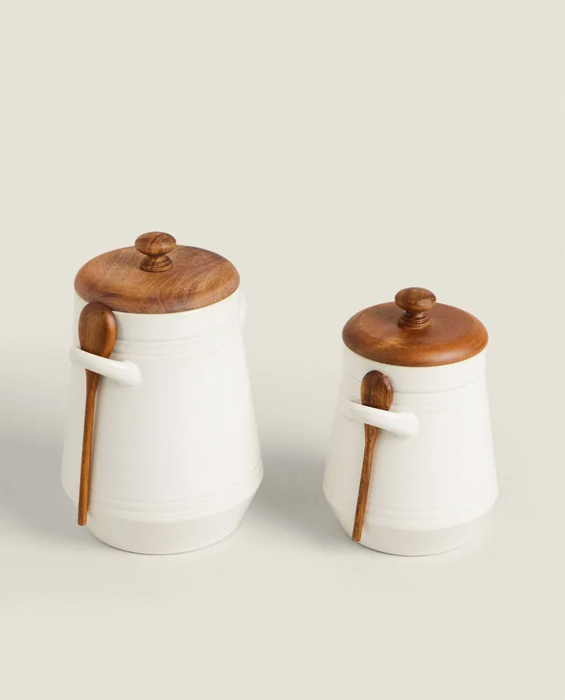 STORAGE JAR WITH SPOON