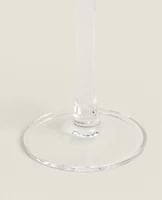 ENGRAVED CRYSTALLINE COCKTAIL GLASS