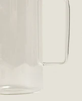 BOROSILICATE GLASS JUG WITH LID