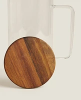 BOROSILICATE GLASS JUG WITH LID