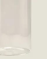 BOROSILICATE GLASS LANTERN VASE