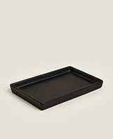 RECTANGULAR EARTHENWARE BATHROOM TRAY