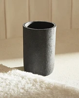 STONE GREY RESIN BATHROOM TUMBLER