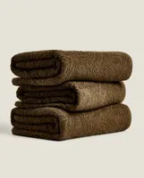 JACQUARD COTTON TERRY TOWEL