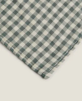 GINGHAM BABY DUMMY BLANKET