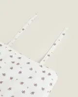 CHILDREN’S FLORAL COTTON MUSLIN CHANGING MAT