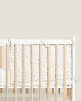 CHILDREN’S FLORAL COT BUMPER COVER